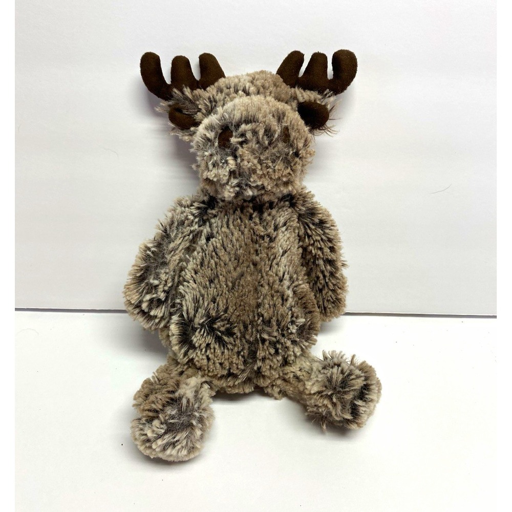 Jellycat London Gray Moose Plush Stuffed Animal Small 6-14 in JCINC4672